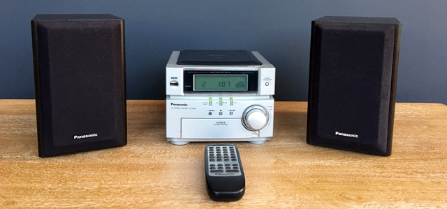 panasonic cd mini system